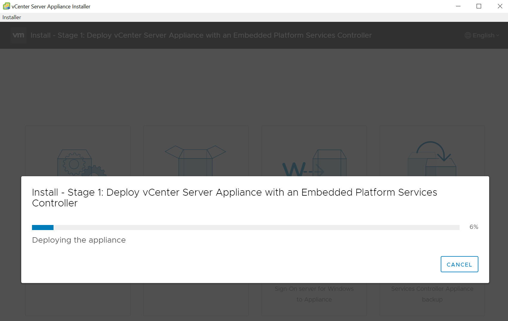 Vcenter server appliance 6.7